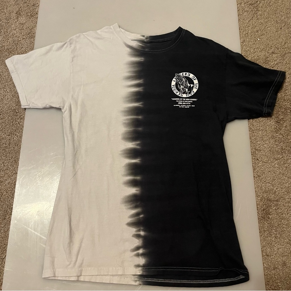 Leaders Of The New School White and Black Tee in Medium